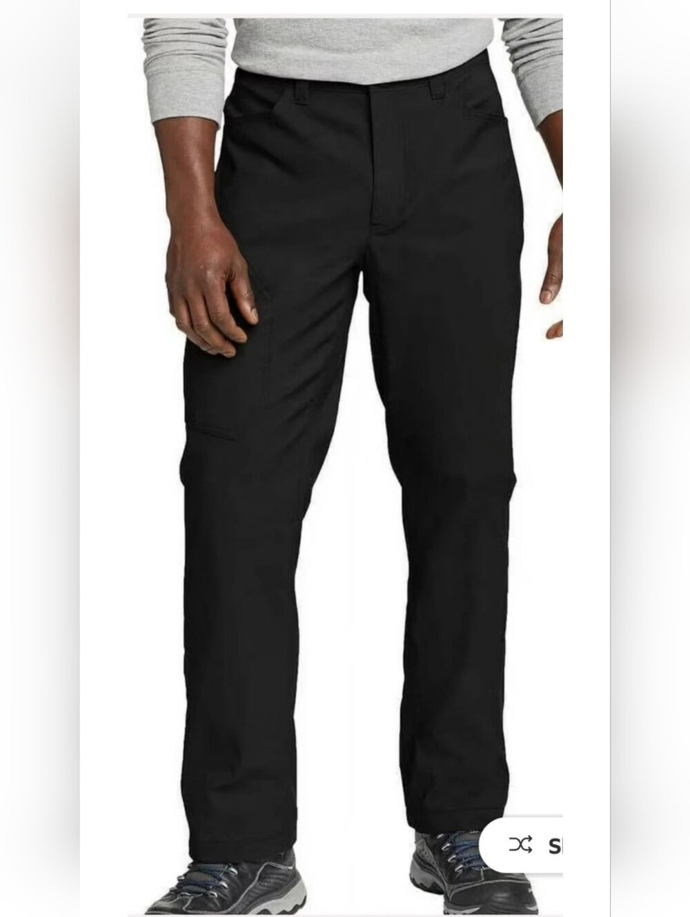 Eddie Bauer Men's Black Cargo Pants
